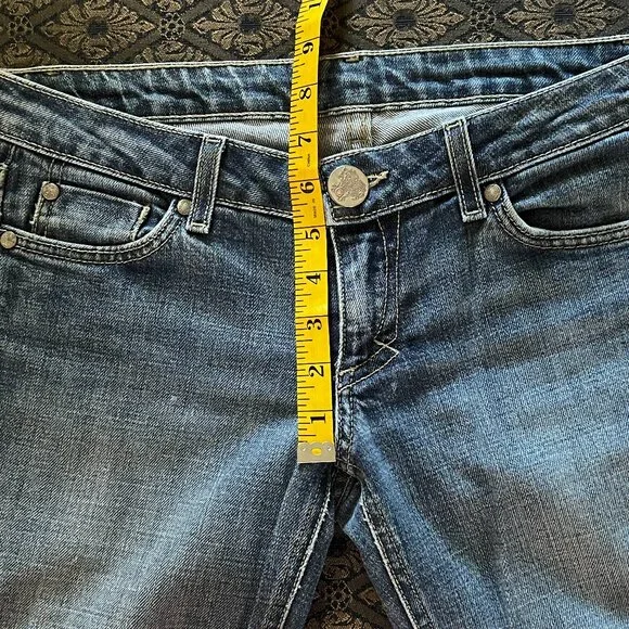 Street Denim Low Rise Bootcut Jeans Size 24 - Picture 7 of 8